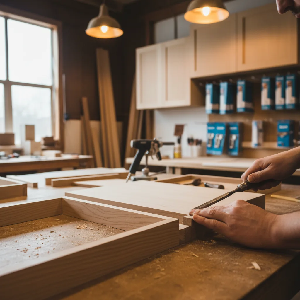 Overlay cabinet quality construction