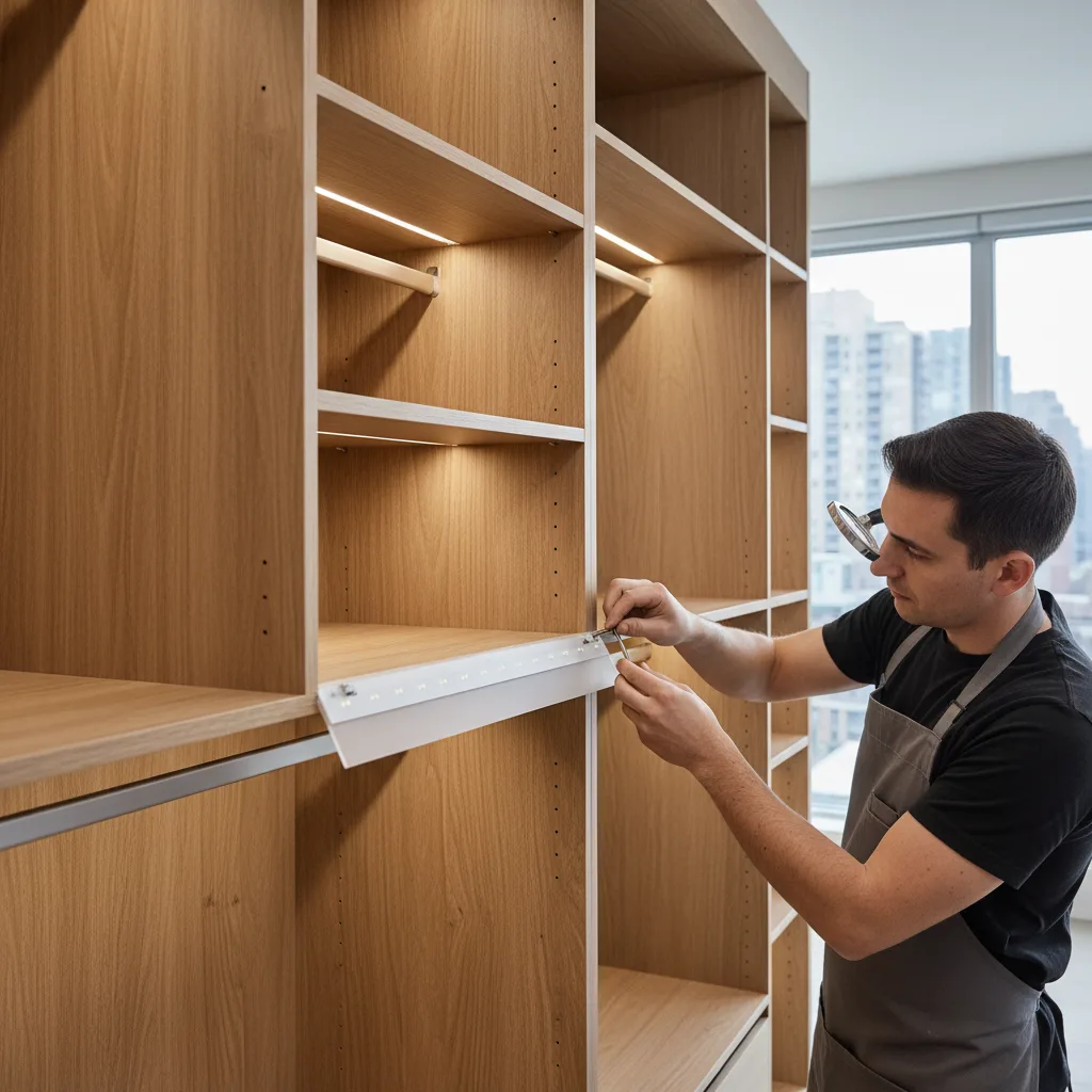 Closet installation